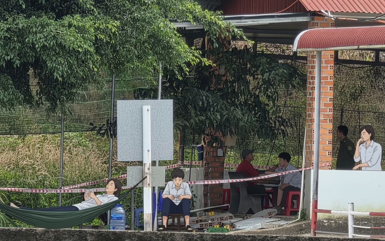 운전 시험 센터 벽 붕괴, 한 수험생 사망