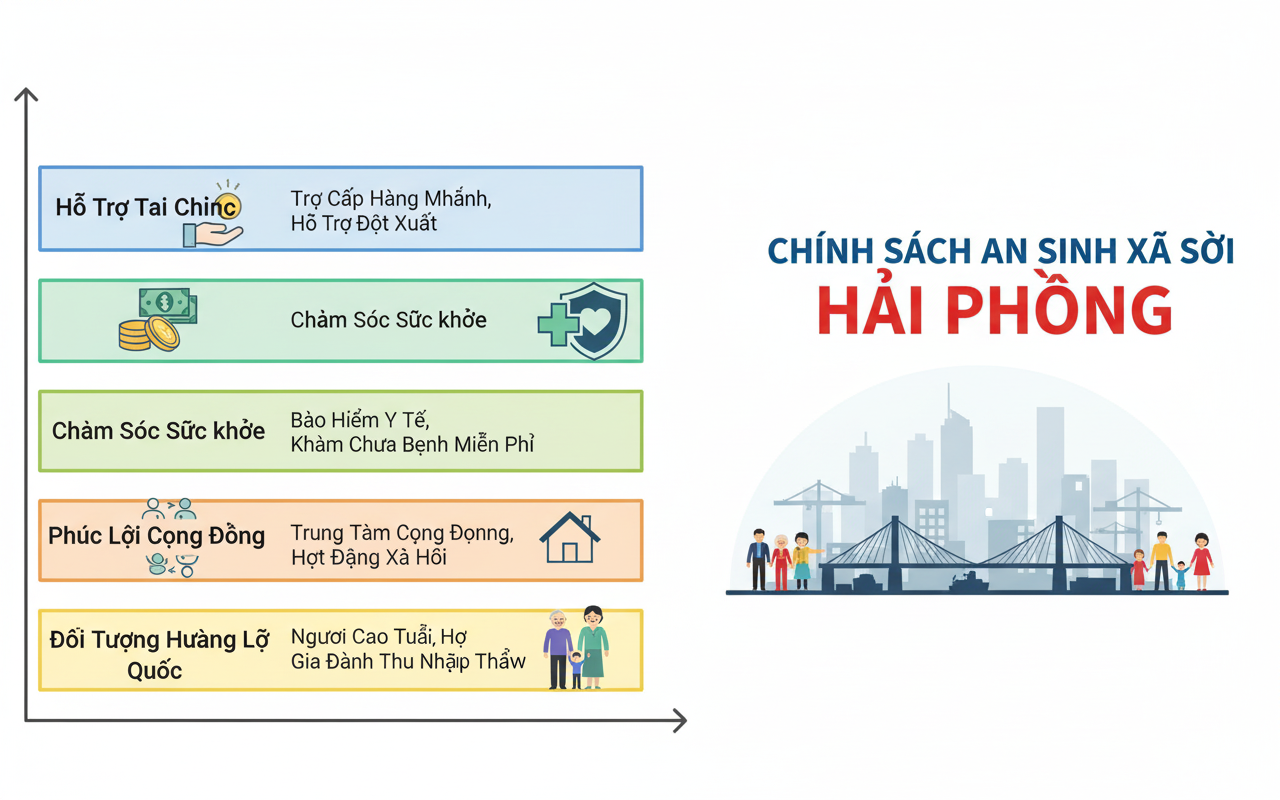 하이퐁, 시 예산으로 사회연금 지원금 인상