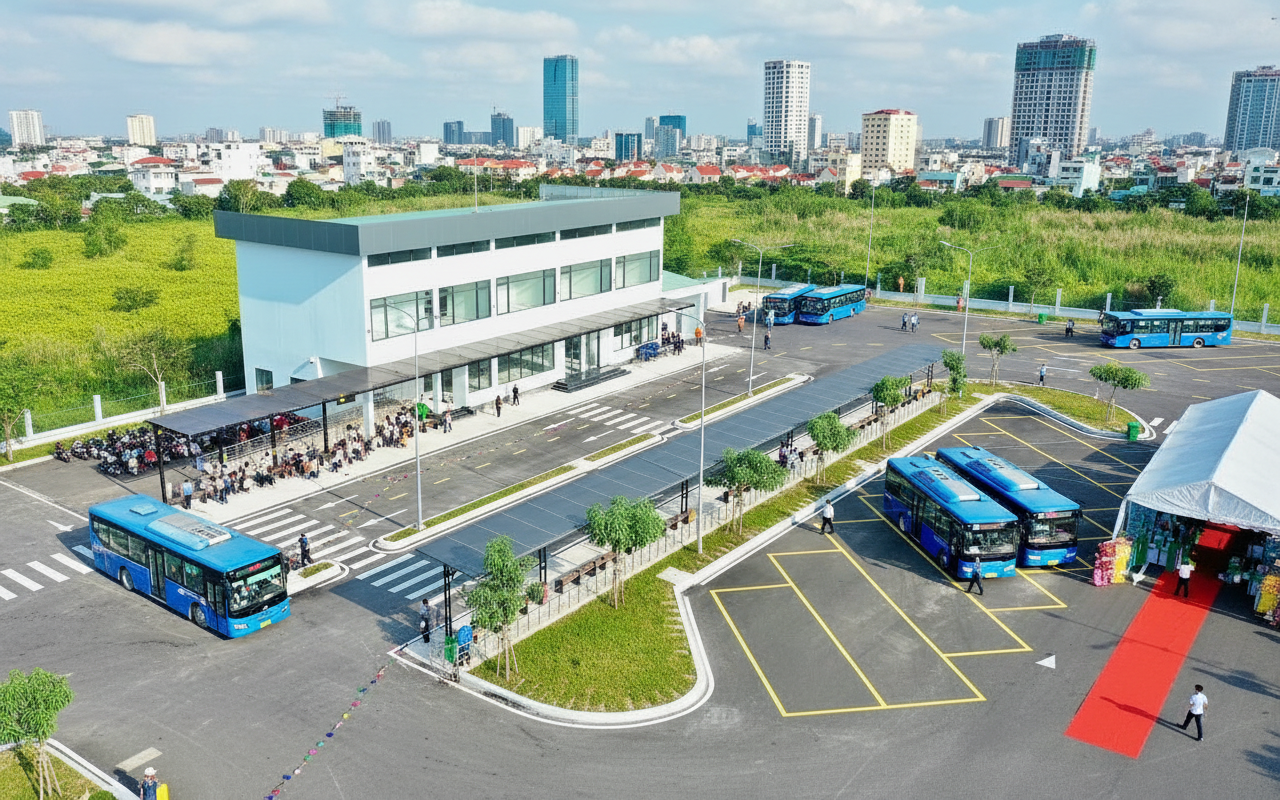 호치민시, 14,000㎡ 규모의 버스 정류장 추가