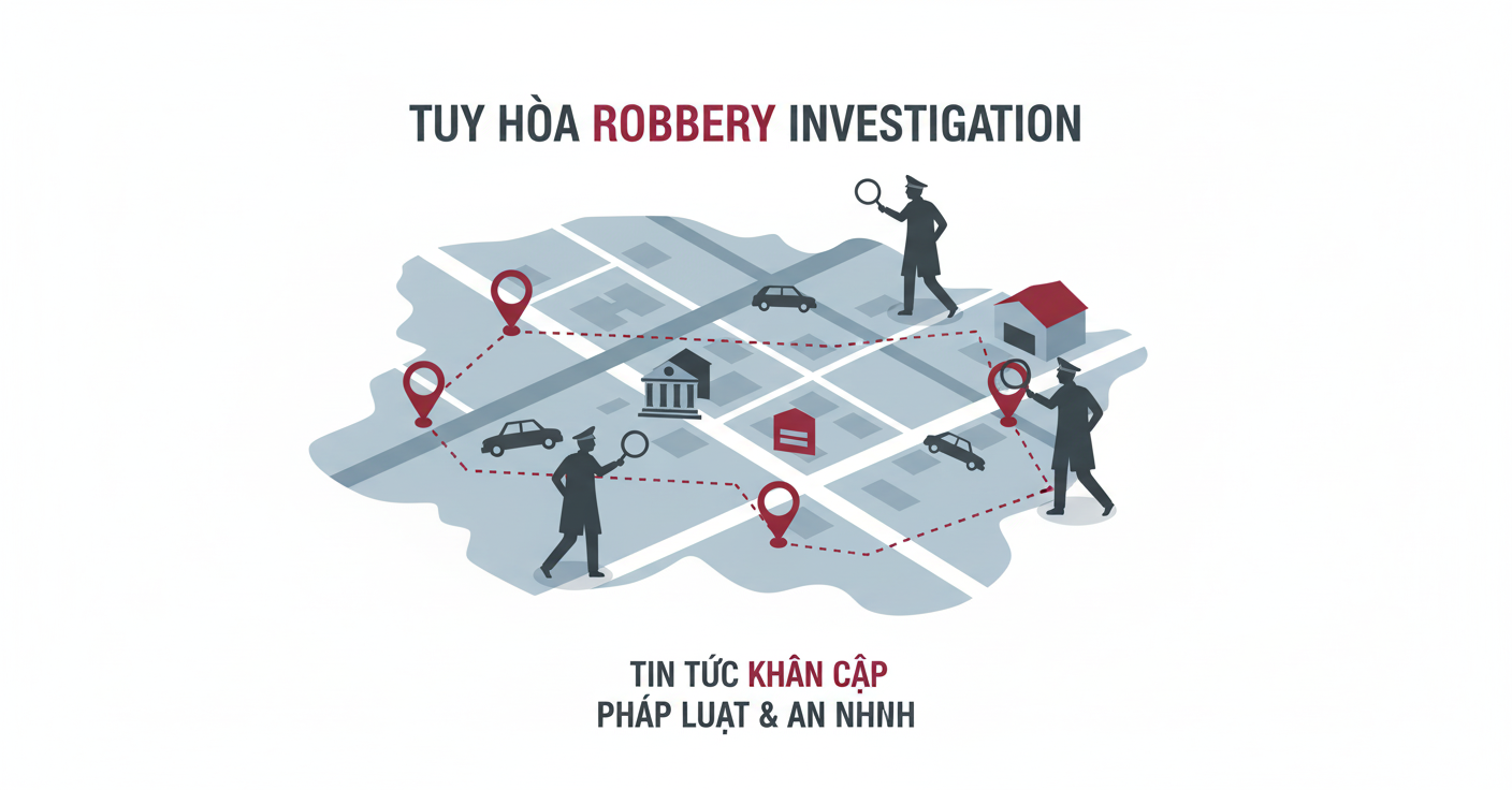 고추가루로 얼굴에 공격, 15억 동 강도 사건 발생