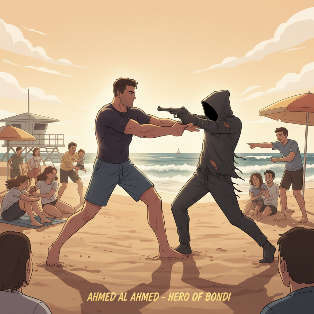 호주 총격 사건의 영웅, 200만 달러 이상 모금