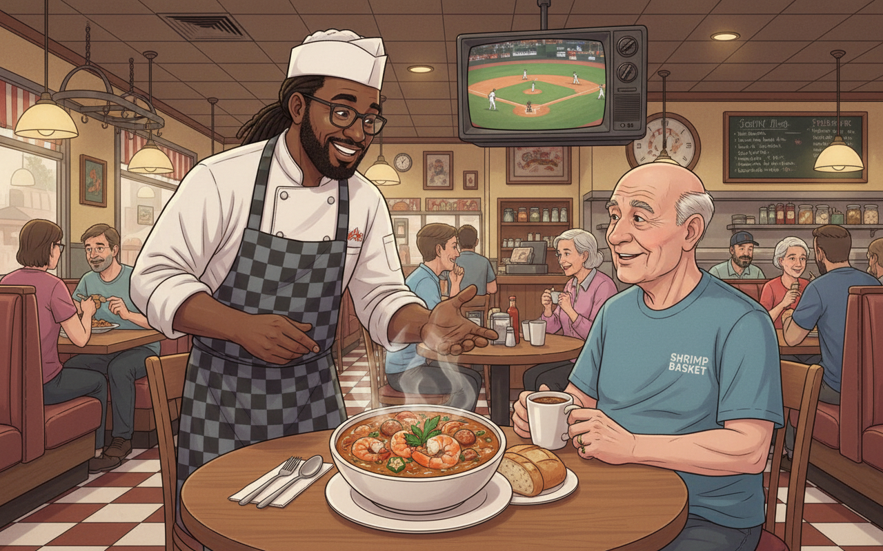 미국 식당 직원, 단골 고객의 생명을 구하다