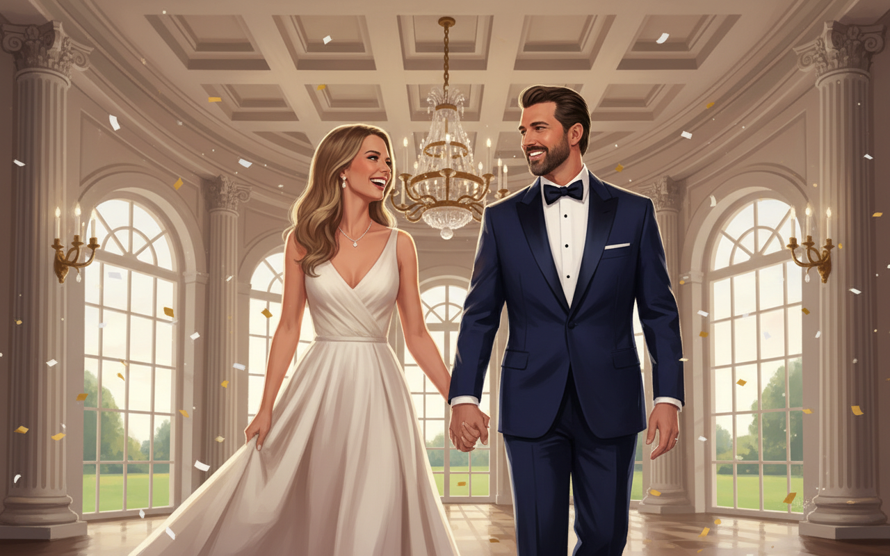 트럼프의 장남, 백악관에서 약혼 발표