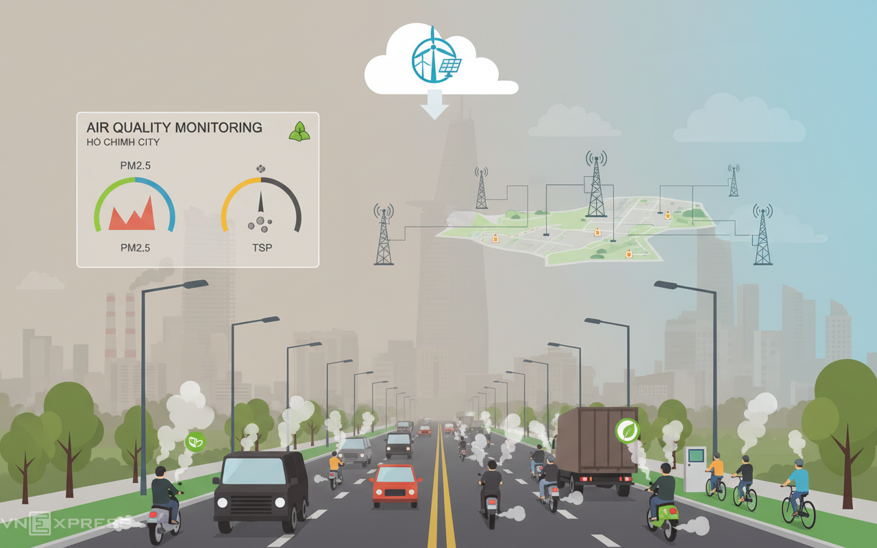 호치민시 대기질 저하