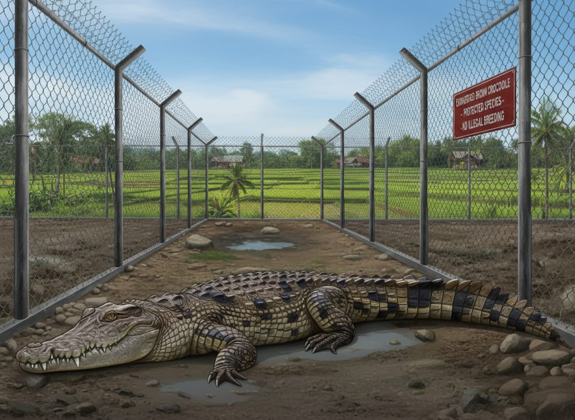 악어가 탈출해 사람을 물어, 주인에게 3억 원 넘는 벌금 부과