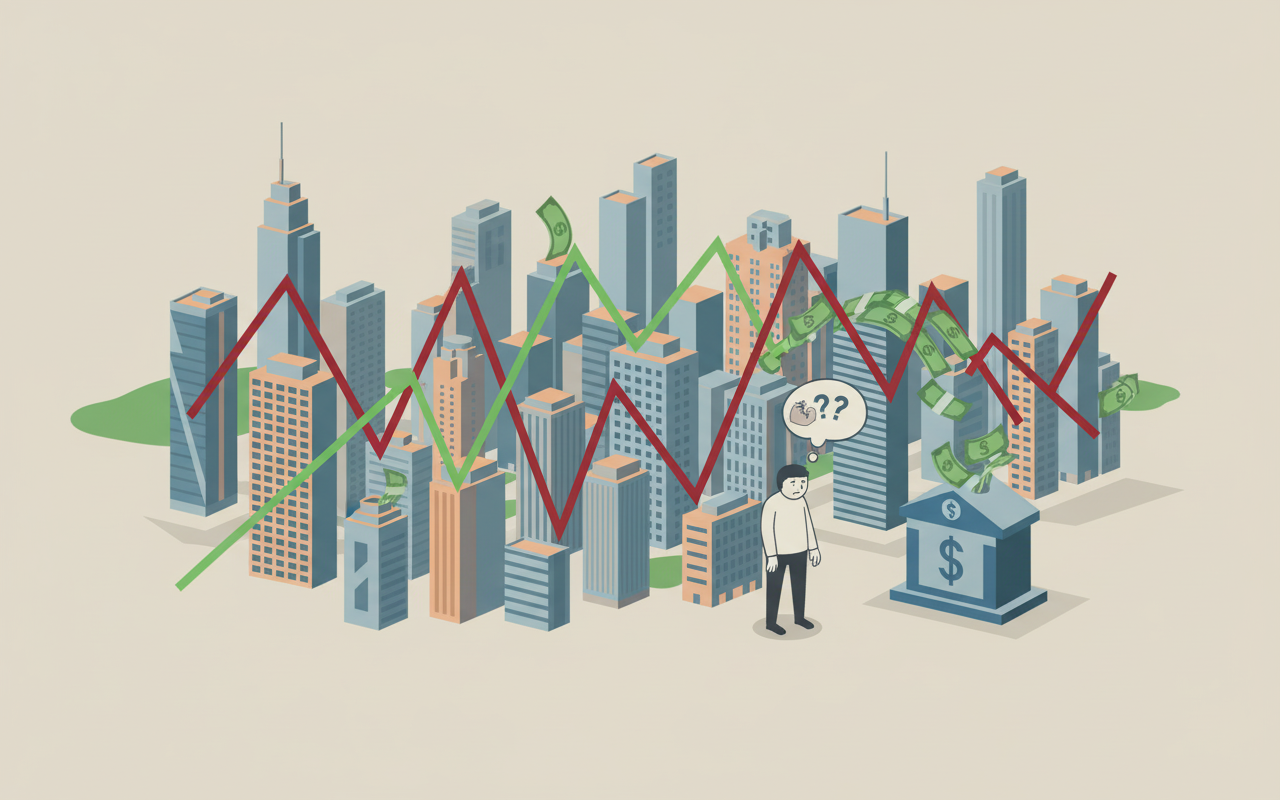 대출 이자 감당 못하는 임대 아파트