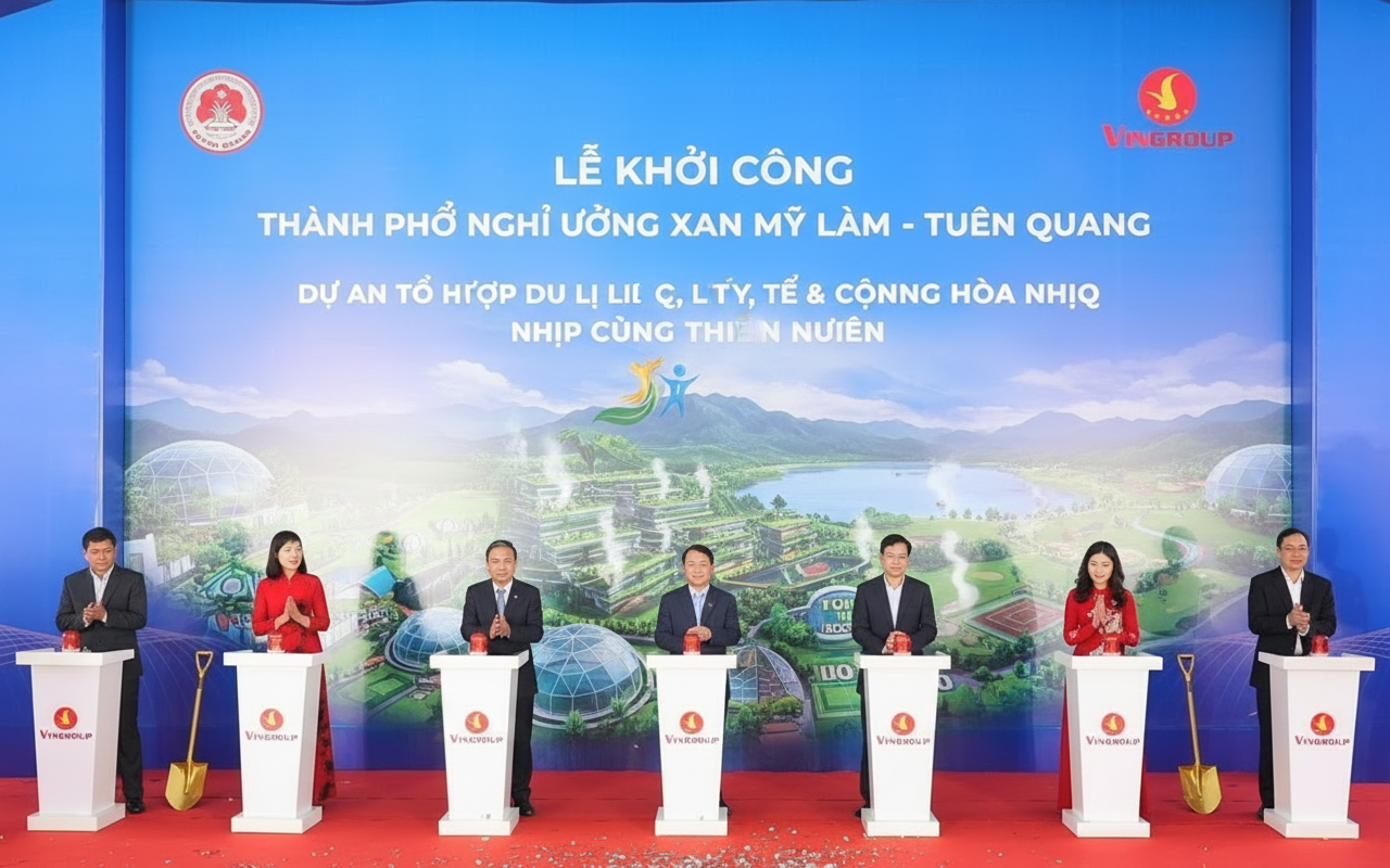 빈그룹, 튼꽝에서 650ha 규모의 두 프로젝트 착공