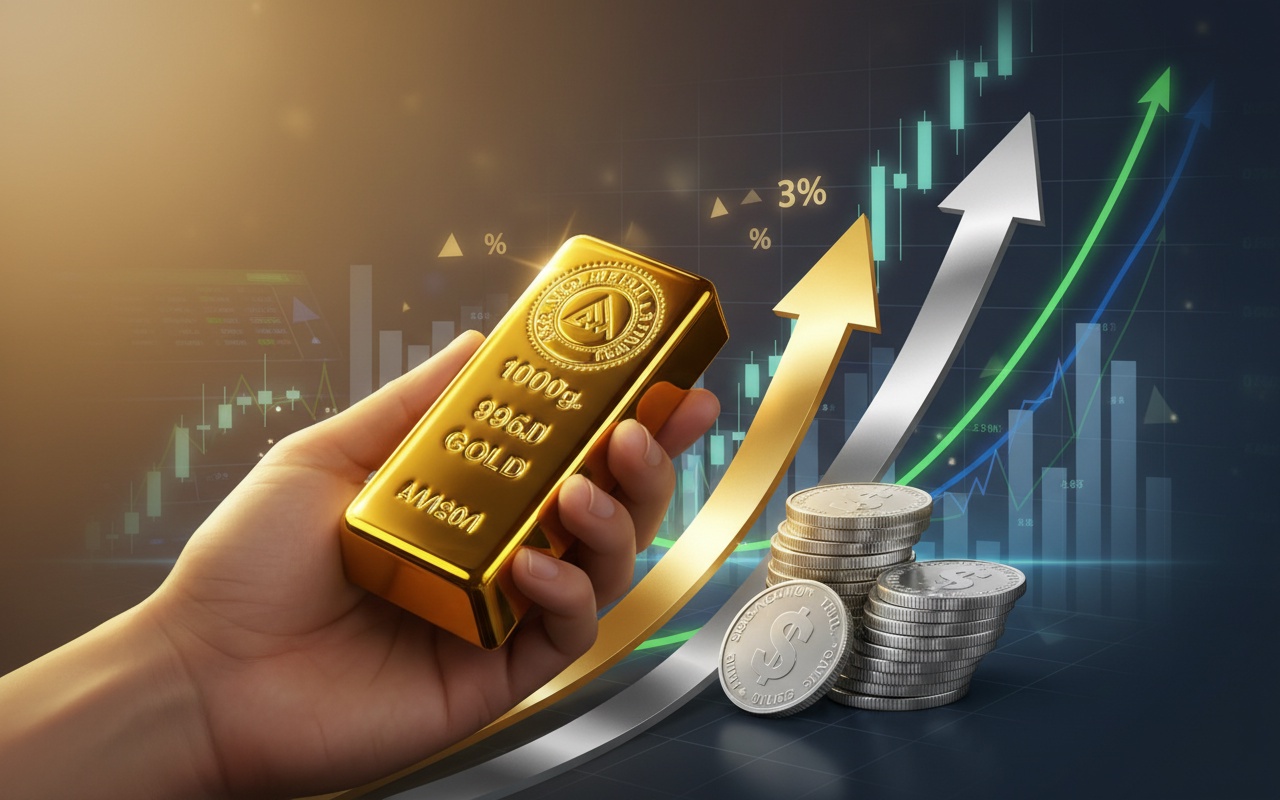 금, 은 가격 계속 상승