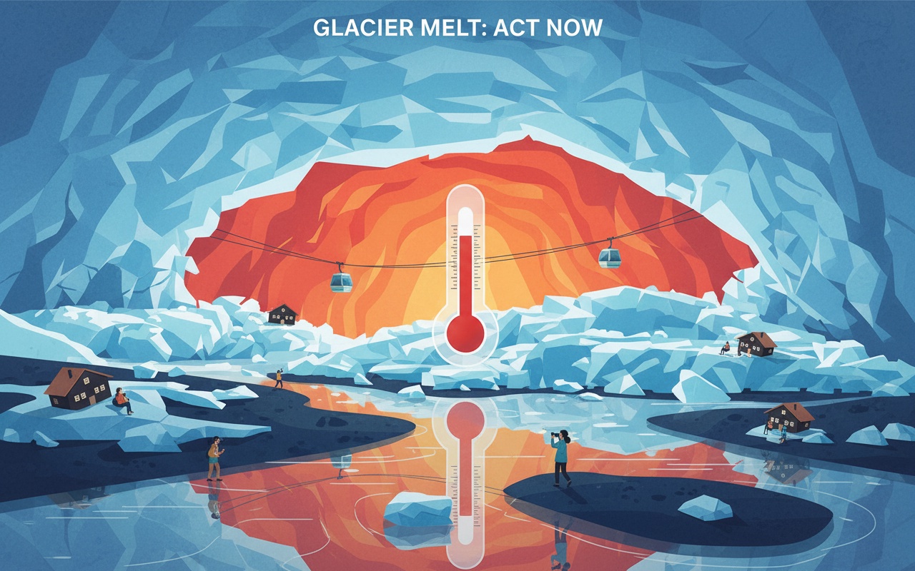 수천 개의 빙하가 매년 사라질 수 있다