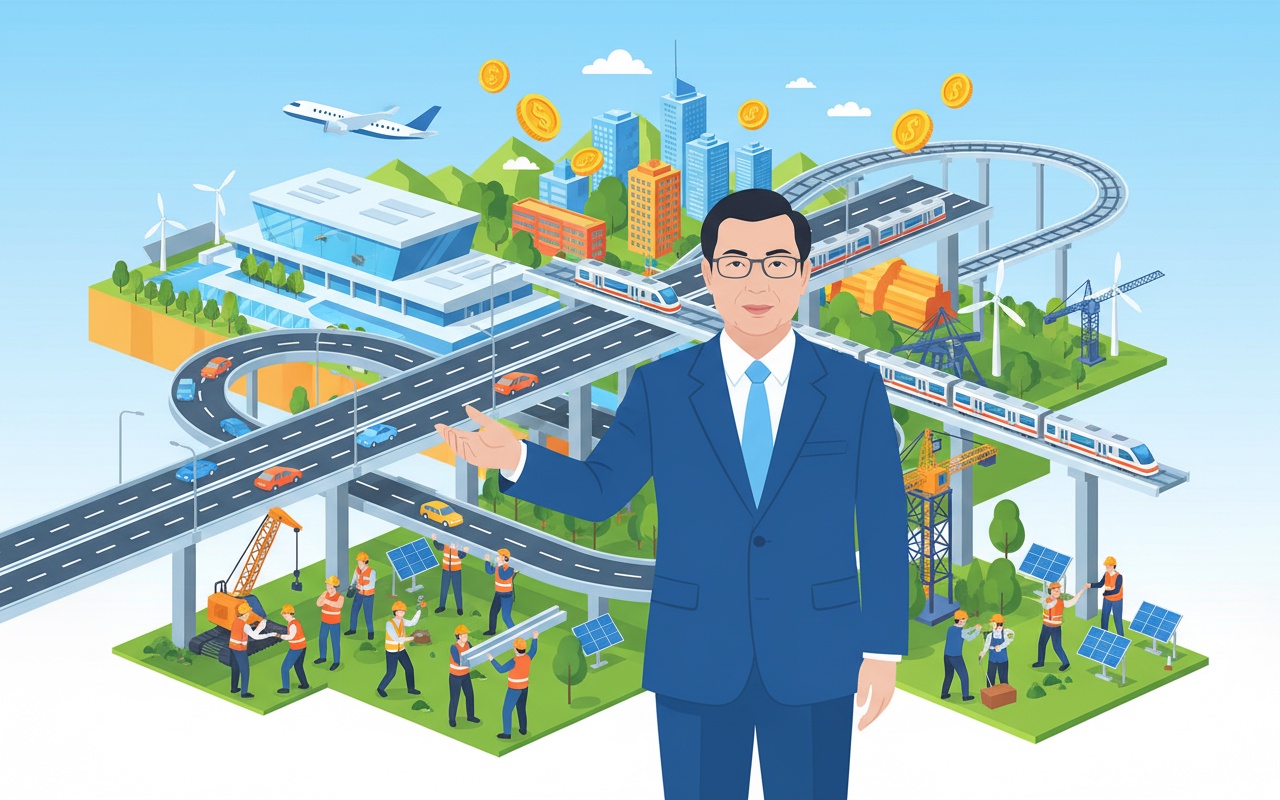 총리: 시대를 초월한 비전을 가진 많은 프로젝트 착공