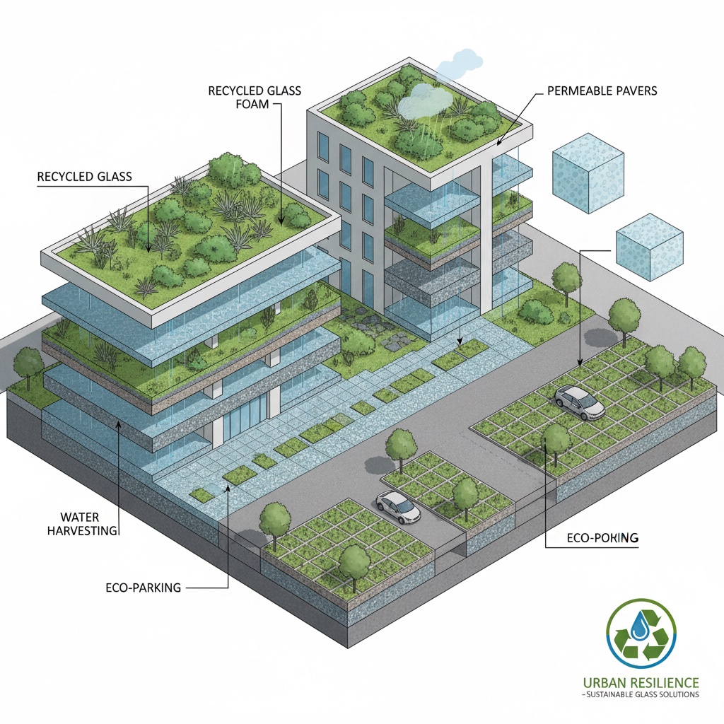재활용 유리로 '스폰지 도시'를 만들자 - 호치민시의 새로운 아이디어