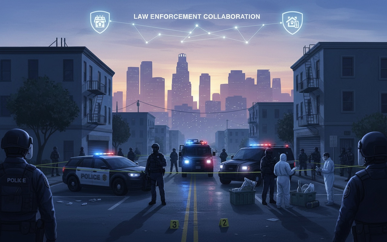 미국, 캘리포니아의 악명 높은 마피아 갱단 단속