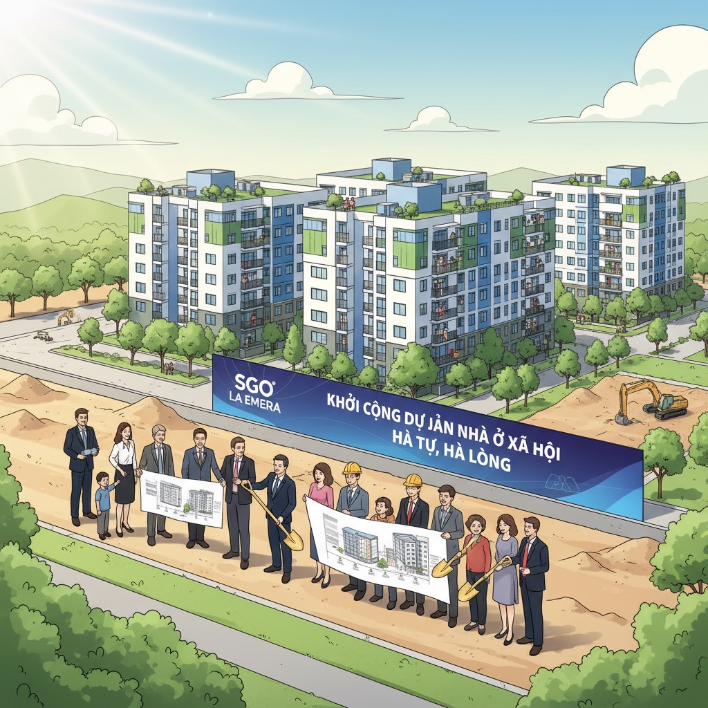 SGO 그룹, 껀깟 나인(Quảng Ninh)에서 사회주택 프로젝트 착공