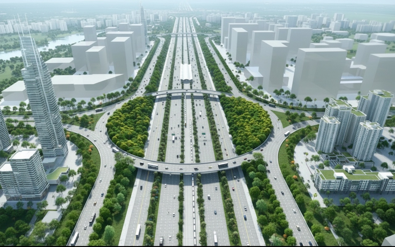 기아 빈 공항과 하노이를 연결하는 도로 공사 시작