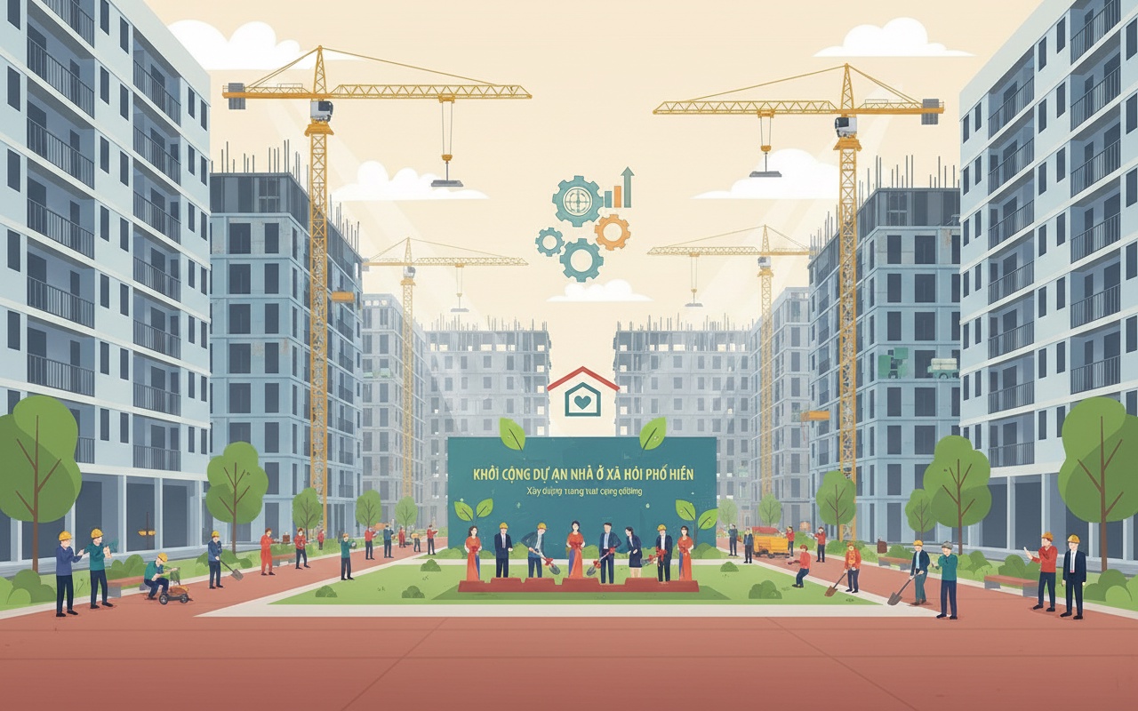 빈그룹, 흥옌에서 25개 사회주택 건설