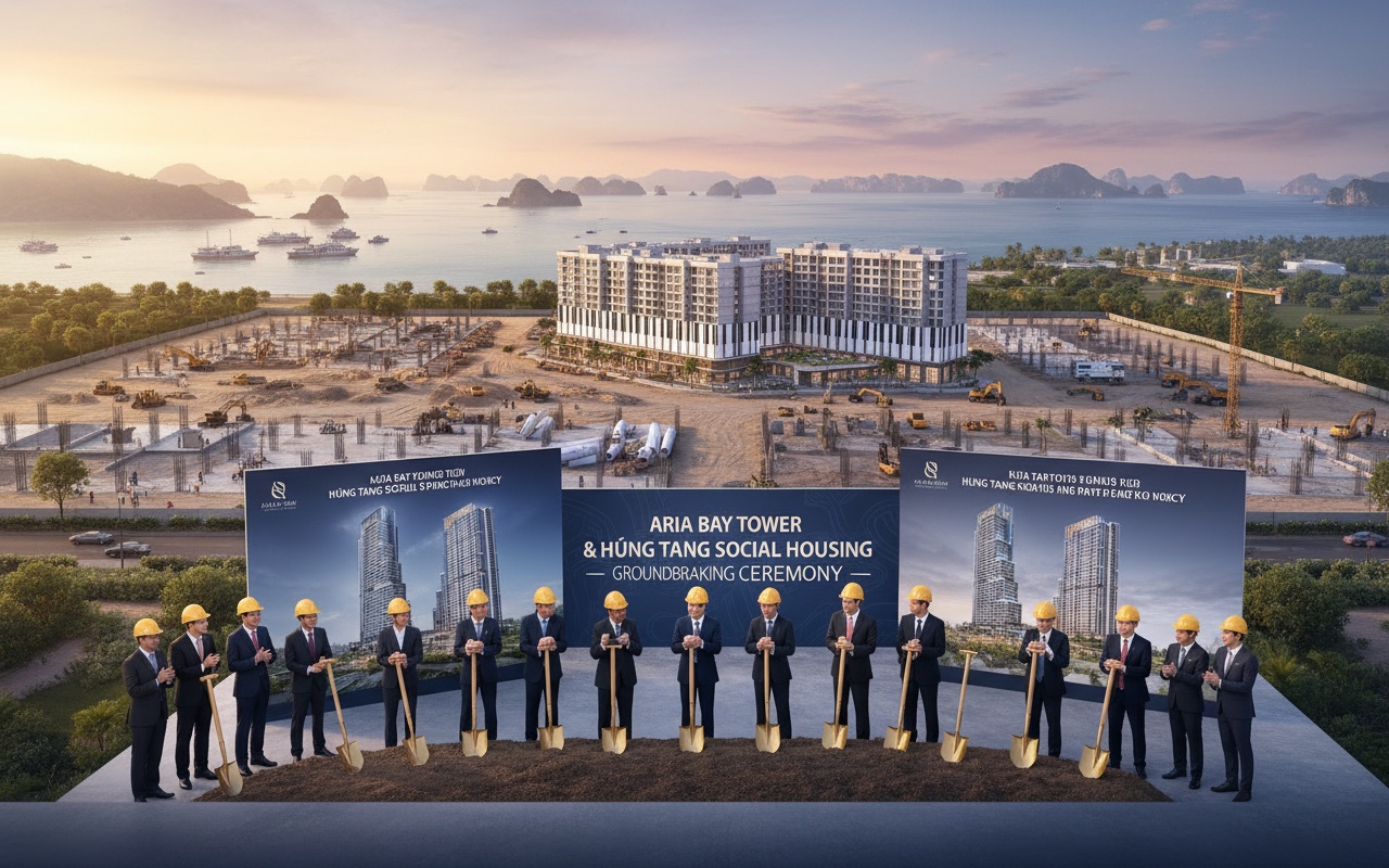 BIM 그룹, 퀀깐에서 아리아 베이 타워 공사 착공