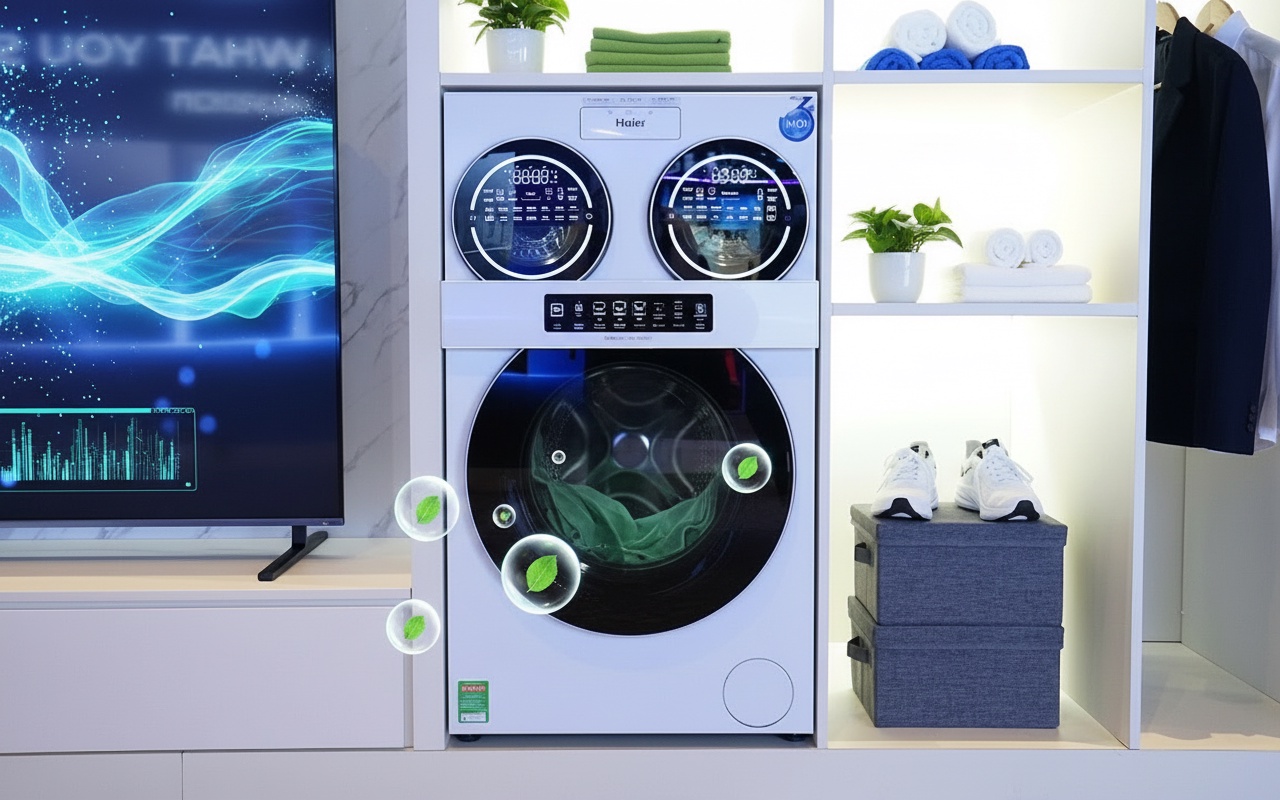 34.5백만 동의 삼중 드럼 세탁기