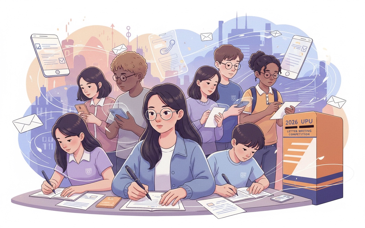 '2026년 UPU 편지 쓰기 대회, 역대 최고의 주제 발표'