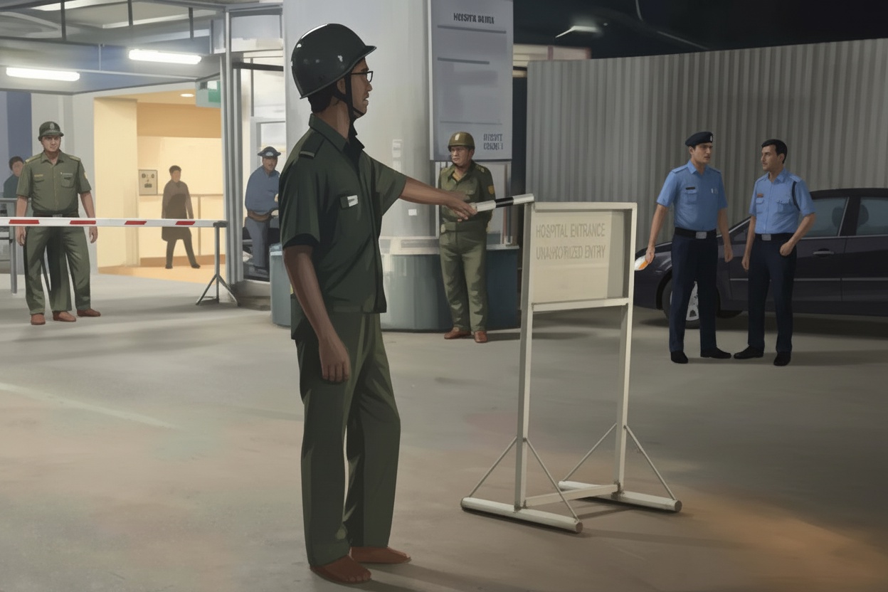 병원 경비원 피살 사건