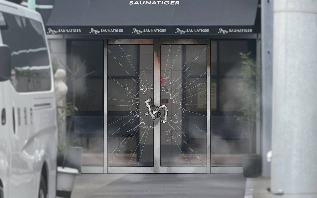 사우나에서 갇혀 숨진 부부