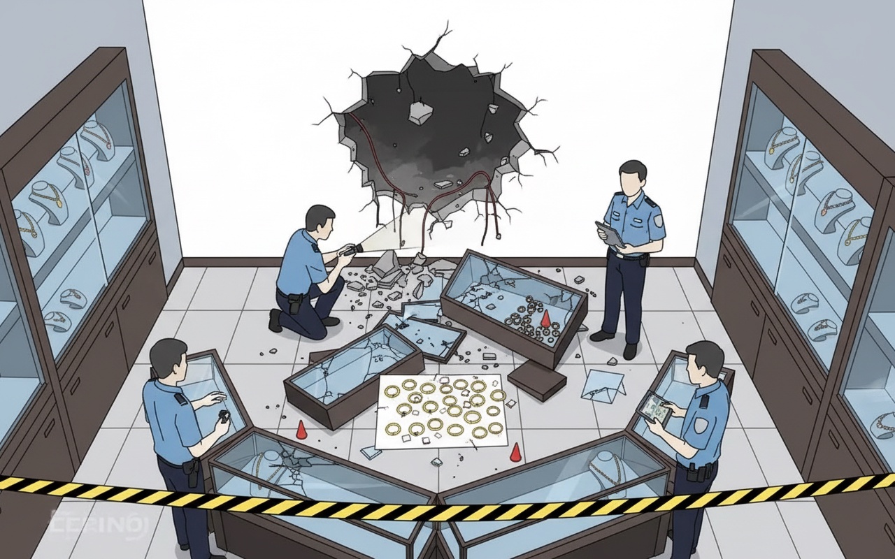 1.7kg의 금을 도둑맞고 조상 묘에 숨긴 사건