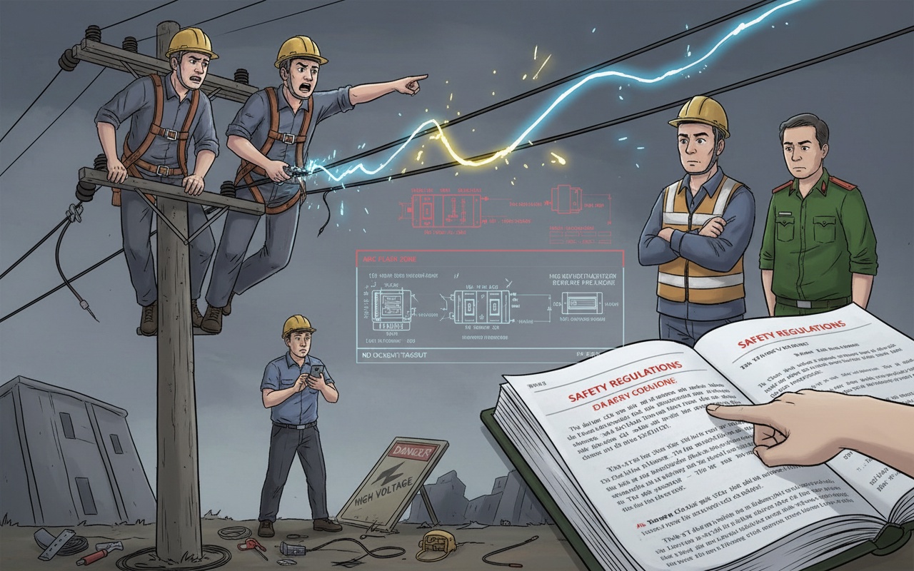 나트랑 전기 회사 임원, 한 노동자의 사망 후 기소