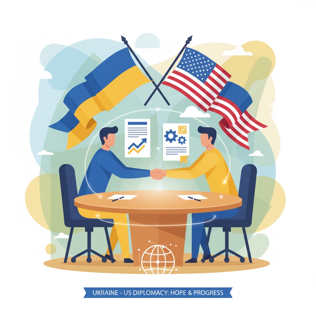 젤렌스키 대통령, 평화 협상에 대한 긍정적인 전망