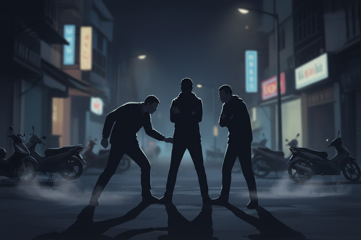 두 형제를 태운 청년, 술집에서 추격 사건으로 체포