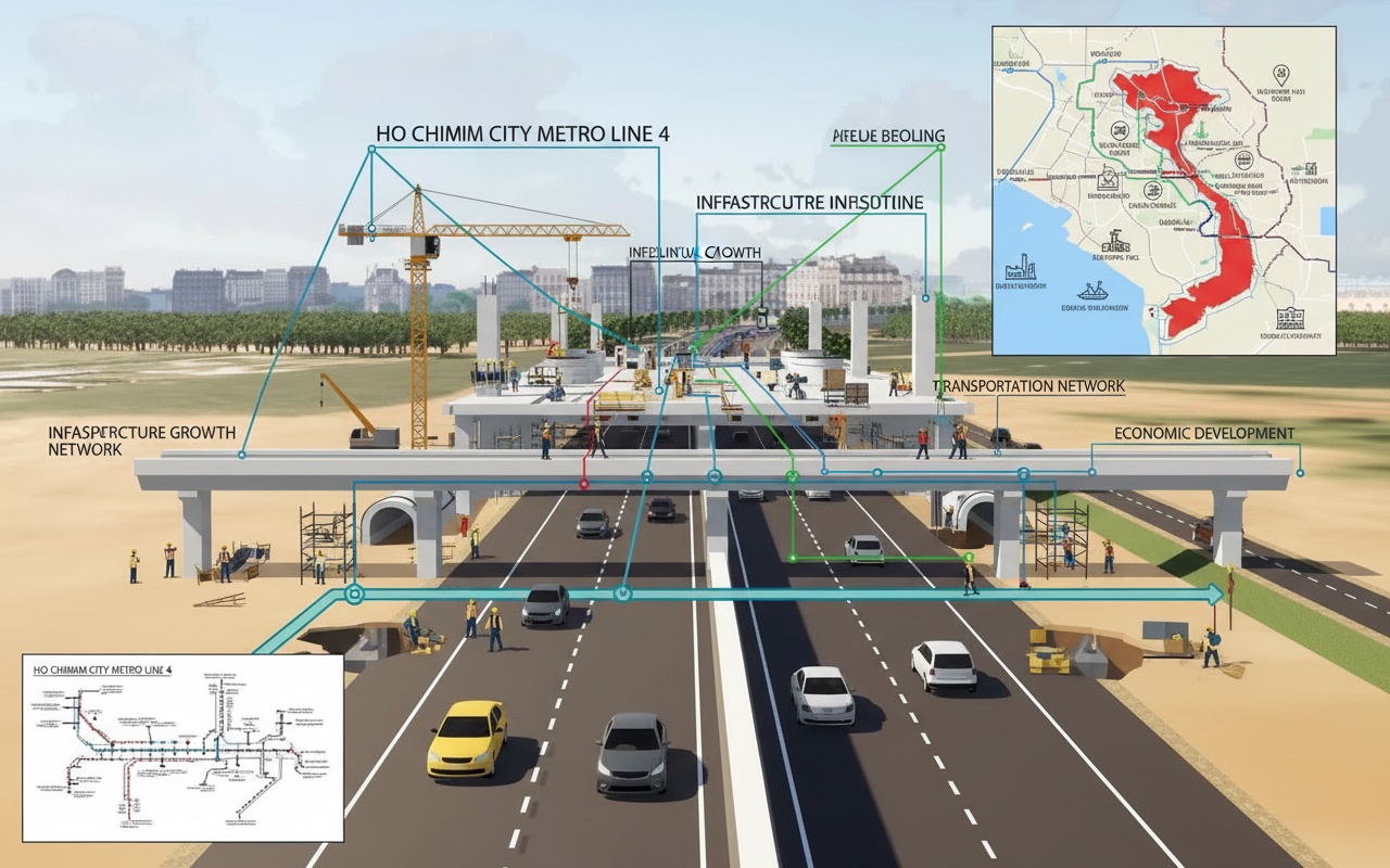 호치민시 4호선, 2026년 중반에 착공 예정