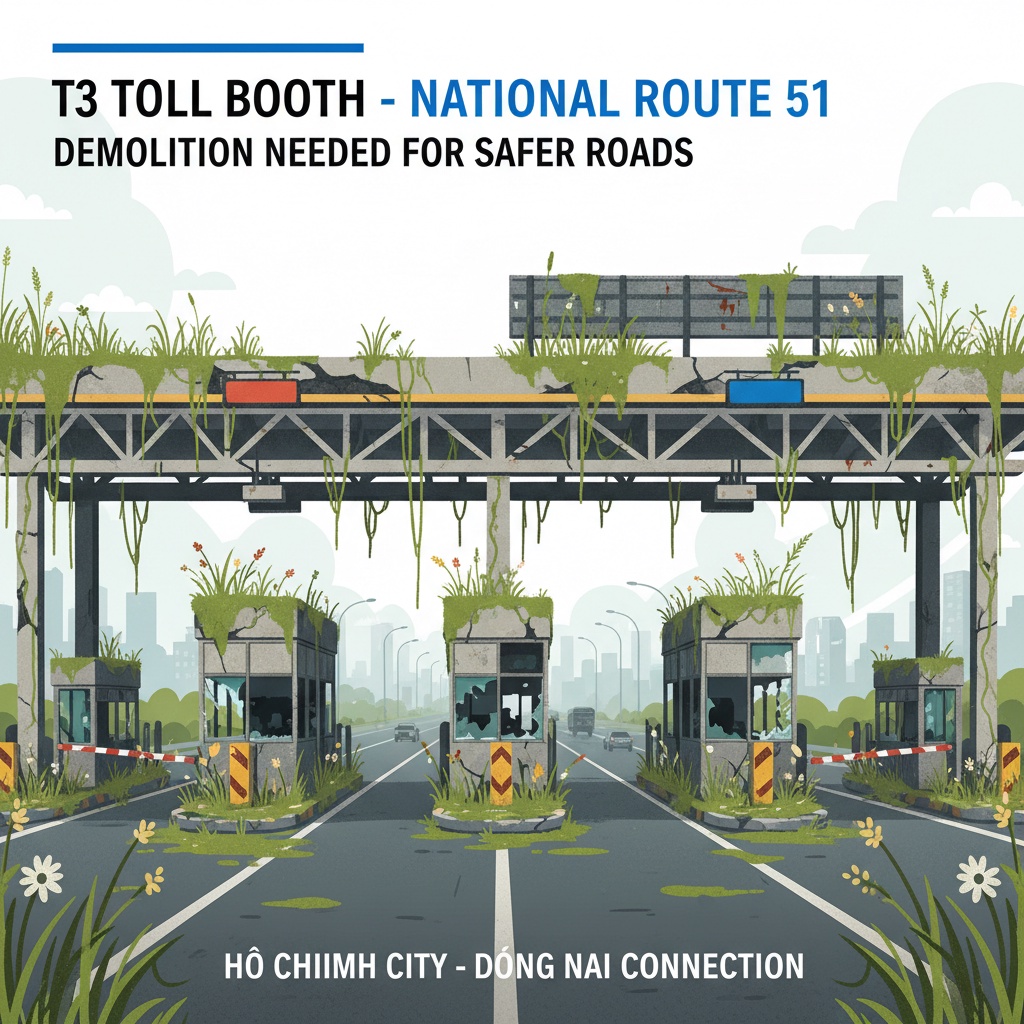 호치민시, 12월 31일 이전에 국도 51의 요금소 철거 요구