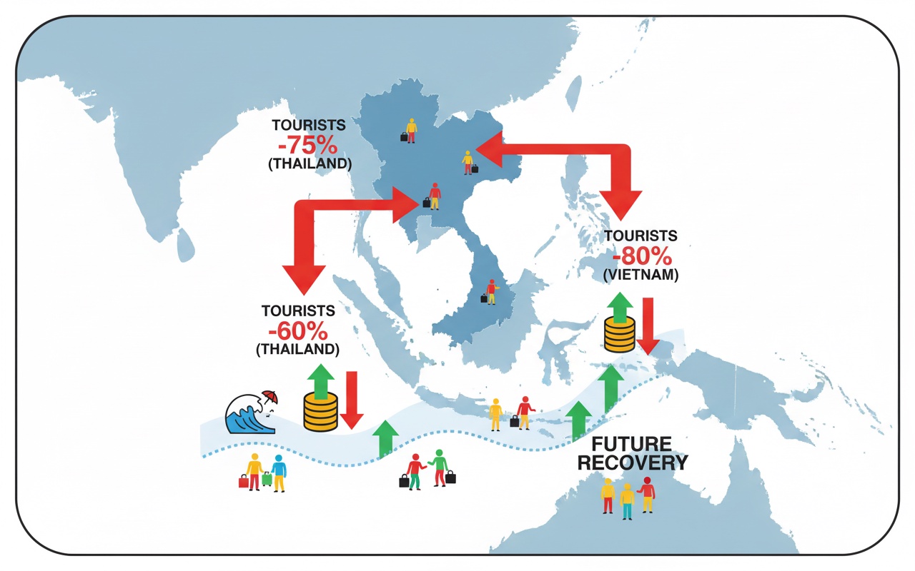 태국 방문 베트남 관광객 급감