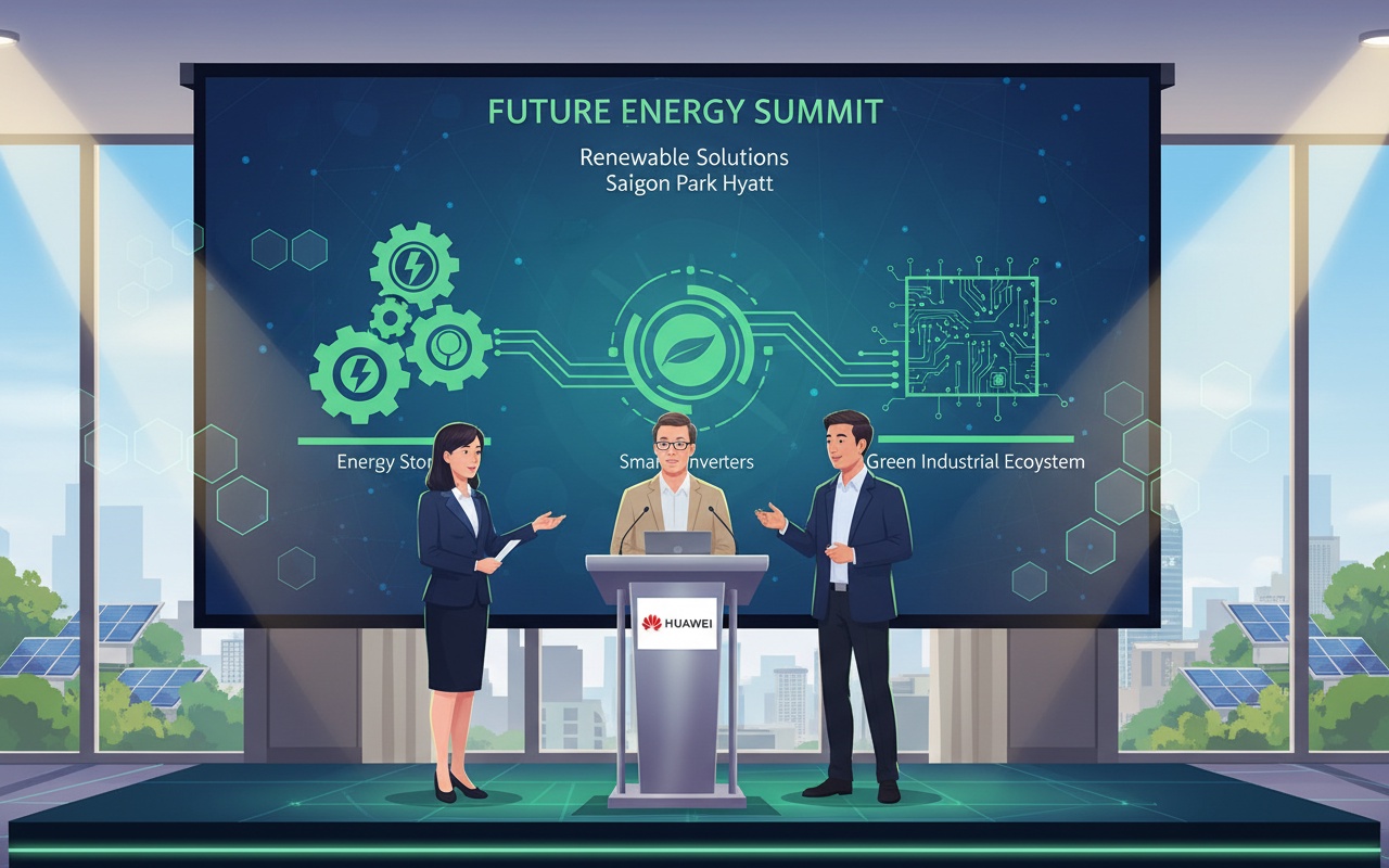 화웨이, 산업 단지를 위한 녹색 에너지 생태계 촉진