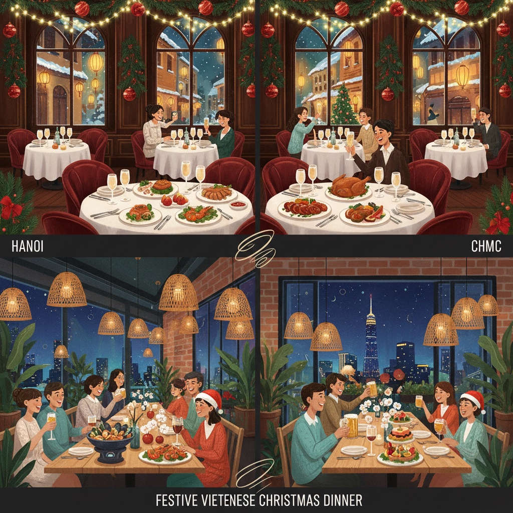 하노이와 호치민시에서 즐길 수 있는 크리스마스 이브 파티 10곳