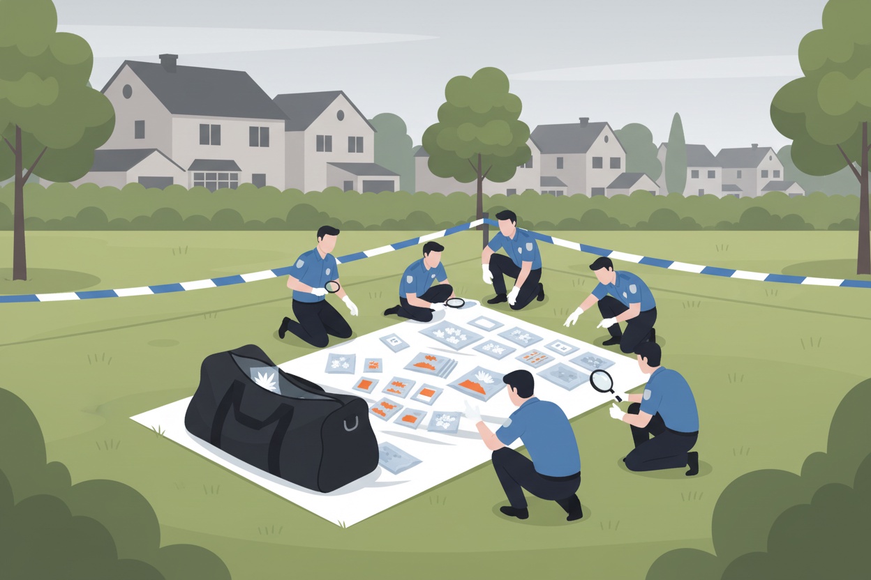 전직 사회당 서기의 정원에 마약 가방 버려