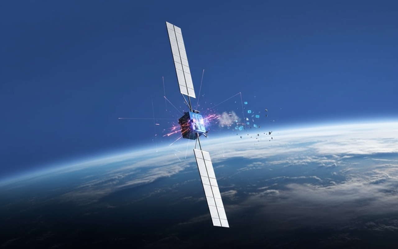 스타링크 인공위성이 지구로 떨어지고 있다