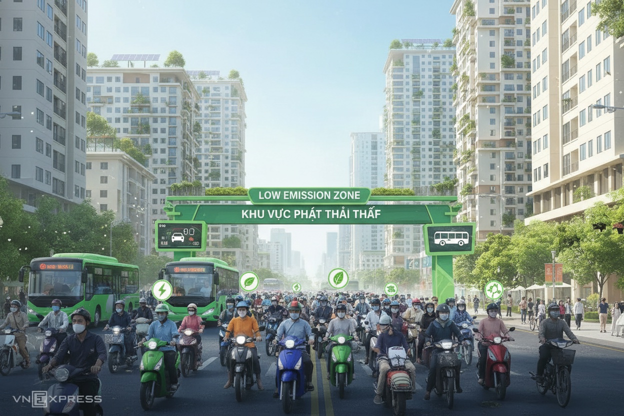 호치민시 중심부에 대한 휘발유 및 경유 차량 제한 로드맵 제안