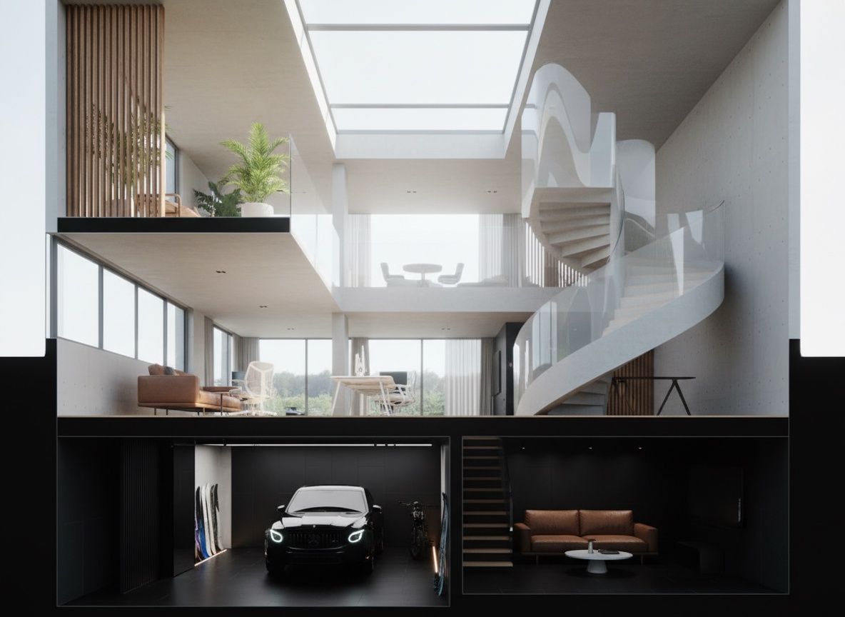 빛을 끌어들이는 다이난의 파이프형 주택