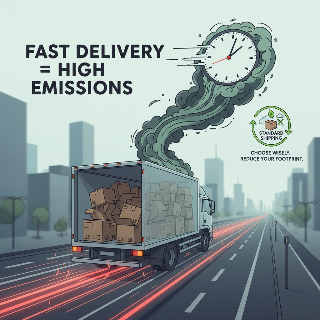 '빠른 배송'이 환경에 미치는 영향은?