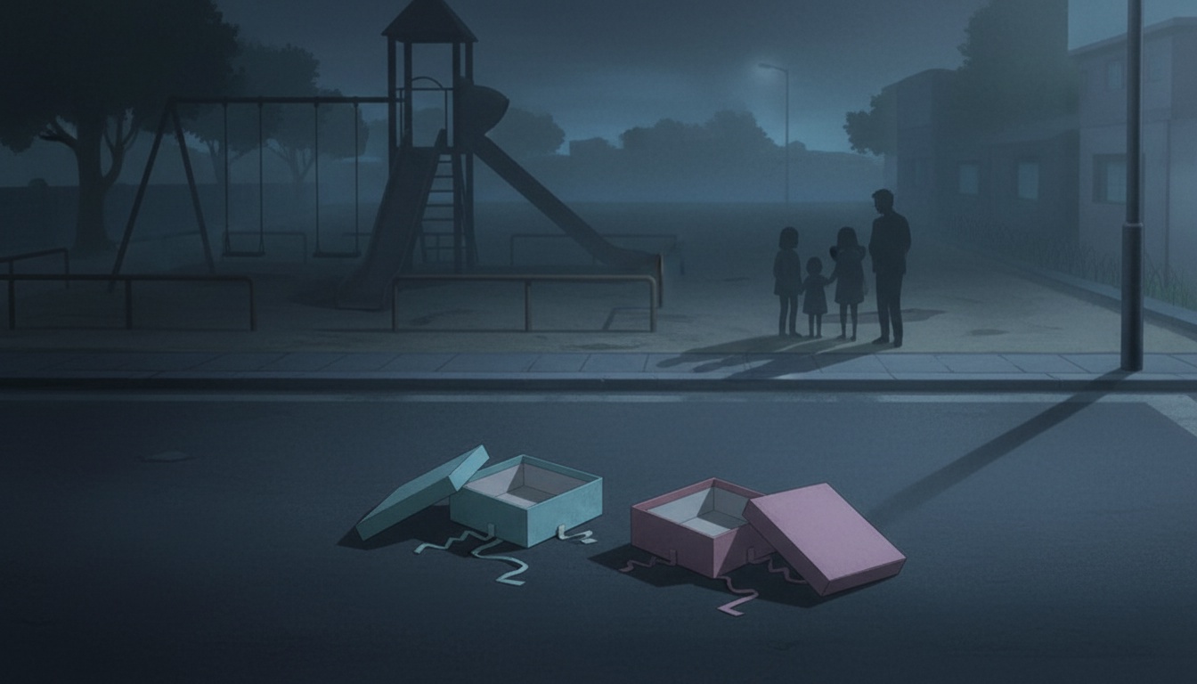 두 어린이의 비극적인 크리스마스 선물 구매 여행