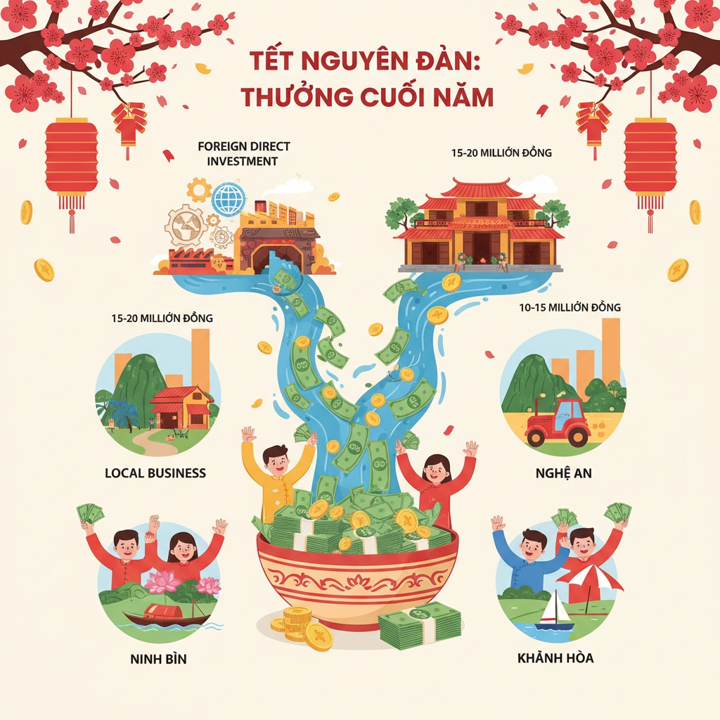 각 지방, 설날 보너스 및 급여 발표