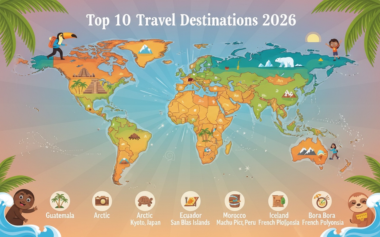 2026년 여행객들에게 가장 행복을 주는 10곳