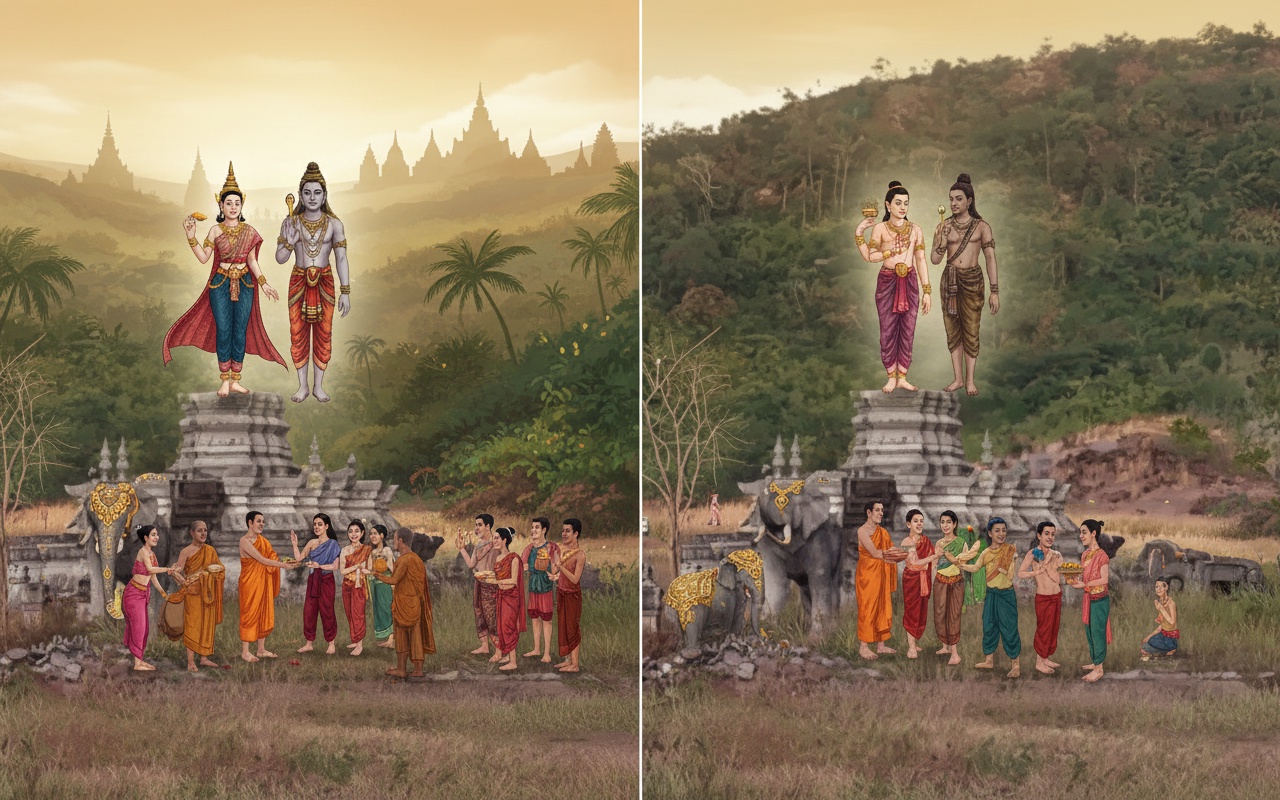 태국, 국경에서 힌두 신상 파괴 이유 설명