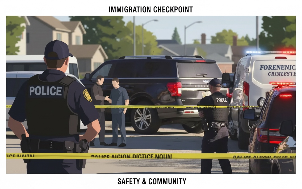 ICE 요원, 차량에 총격… 2명 부상