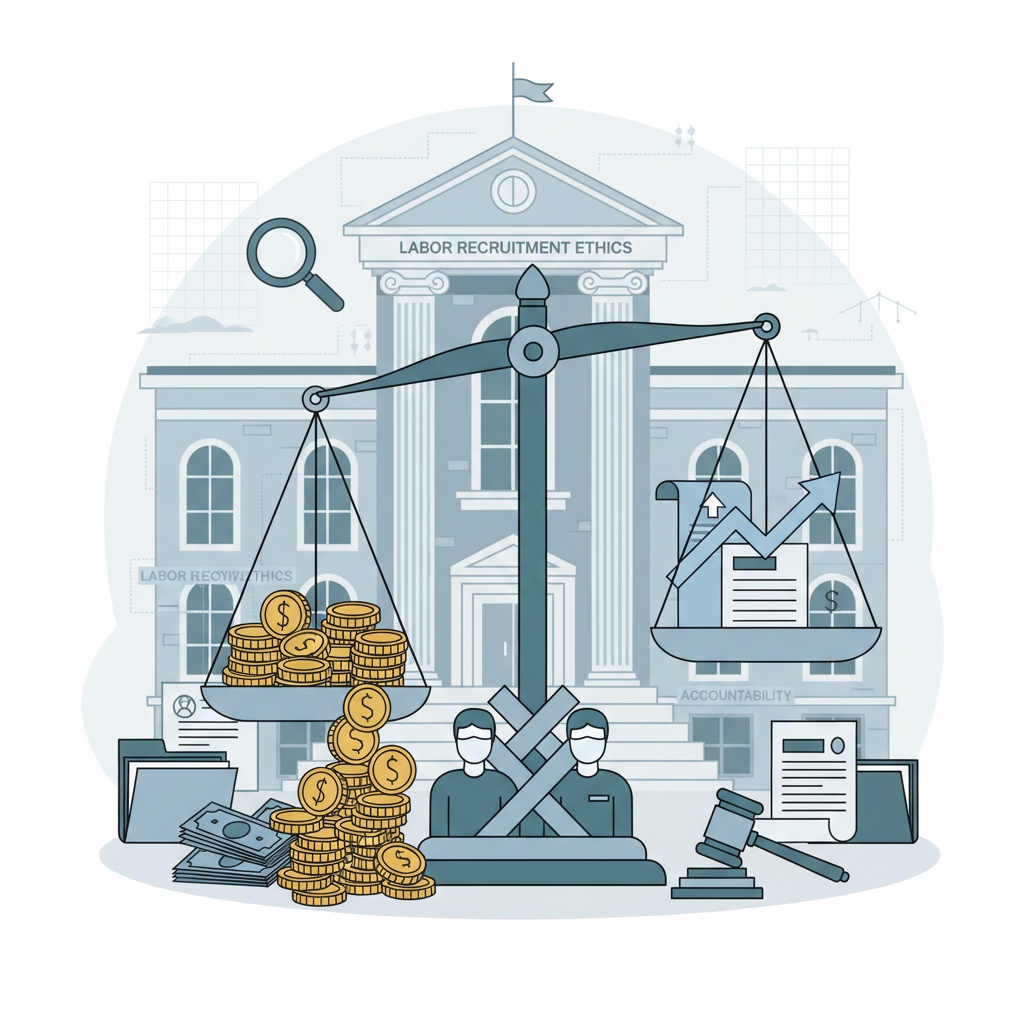 전 부장관, 노동자 파견 기업에 금품을 요구한 혐의