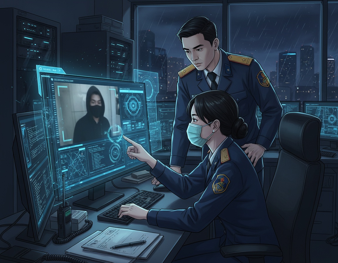 카메라 AI가 경찰의 방 침입자 식별을 돕다