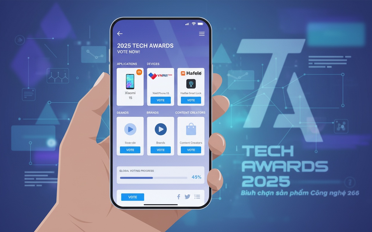 2025년 테크 어워드 결승 투표 77,000건 이상