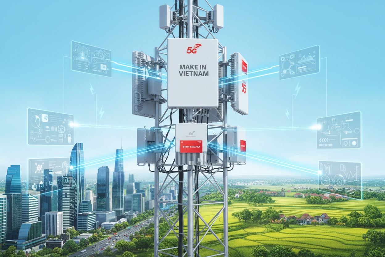 9개월 만에 20,000개의 Viettel 5G 기지국이 구축되다