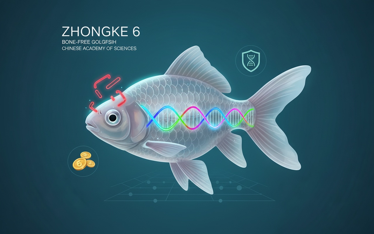 중국, 뼈가 없는 금붕어 개발