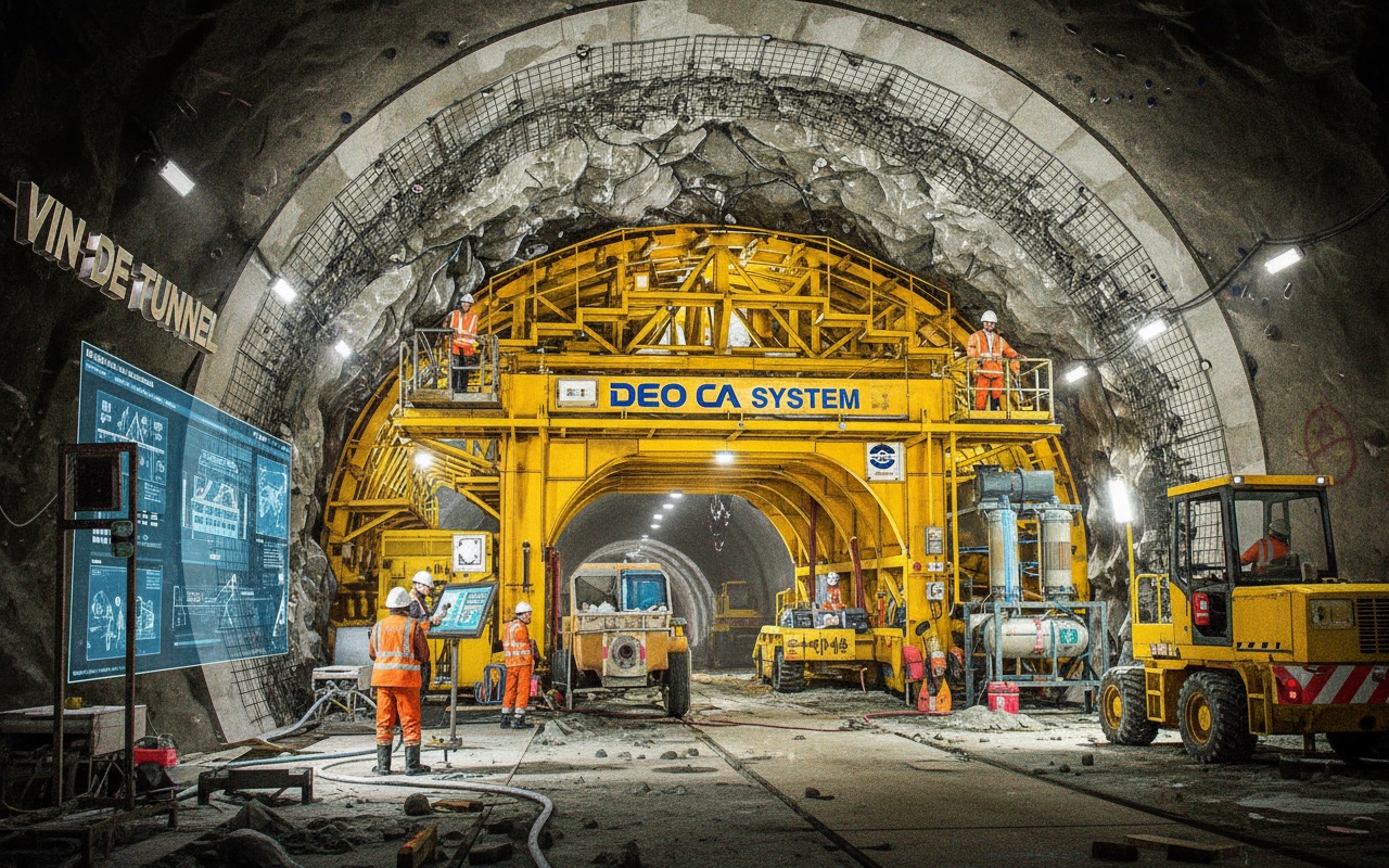 33개월의 극복, 빈 데 터널 공사 완료