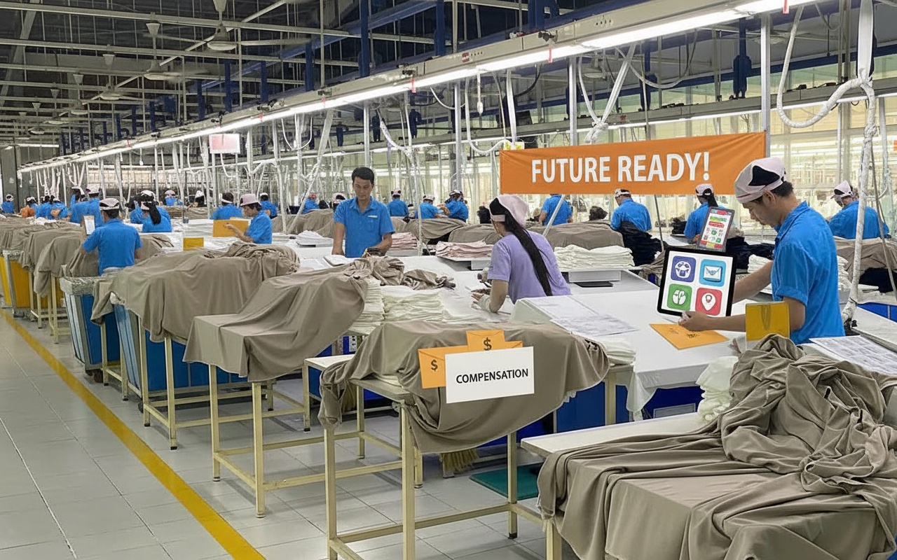 호치민시 2,600명 이상의 직원이 있는 공장 운영 중단